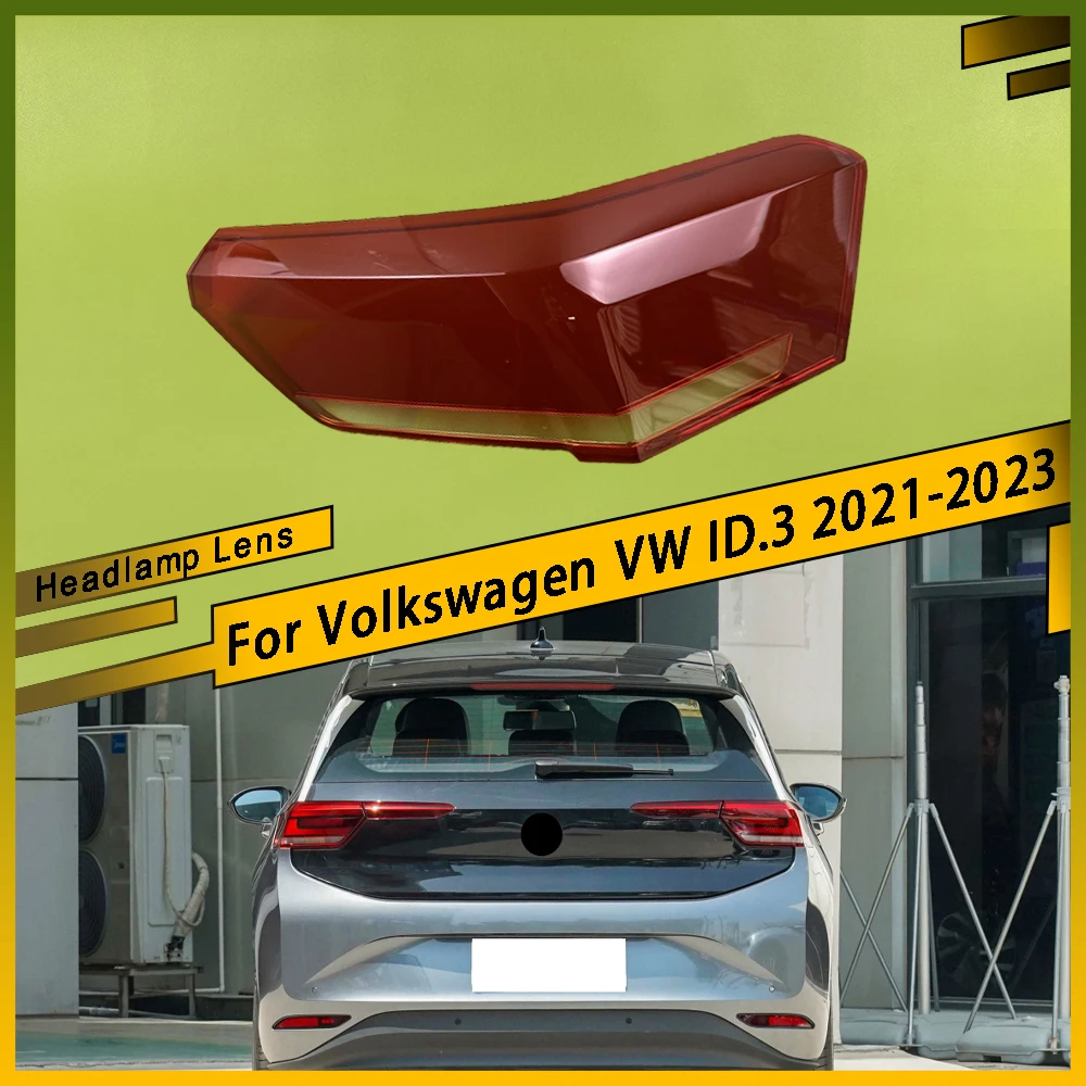 

Для Volkswagen VW ID.3 2021 2022 2023, автомобильные аксессуары, внешний корпус заднего фонаря, задний сигнал, парковочные огни, крышка из плексигласа