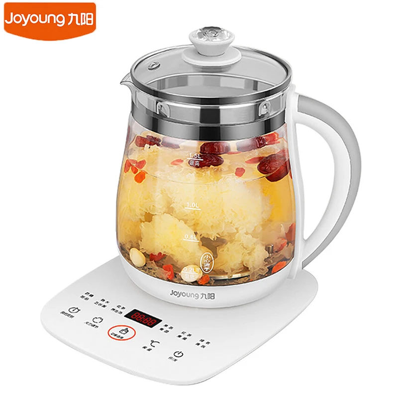 Bouilloire électrique Joyoung 1,5 L, multifonction, pour la maison, pot santé, puissance réglable, température réglable…