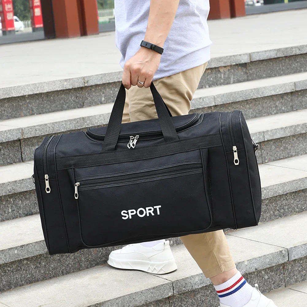 Men Women Sports Gym Bag Large Capacity Fashion Unisex Outdoor Yoga Training Fitness Leisure Bag Outdoor Travel Handbag