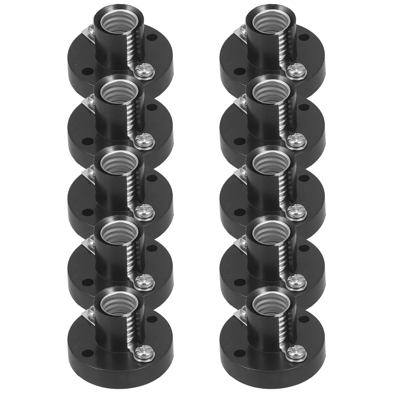 

10pcs Bulb Holder Lamp Socket Base Screw Type For Light Bulbs Replacement Home Experiment Accessories