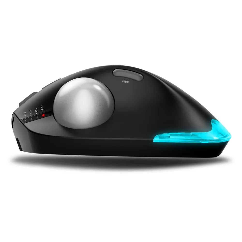 Imagem -03 - Zelotes F33 Trackball Mouse Bluetooth Modo Mouse para 2d 3d Grande Designer Gráfico Tela Cruzada Cad Desenho ps Ratos Personalizados Presente