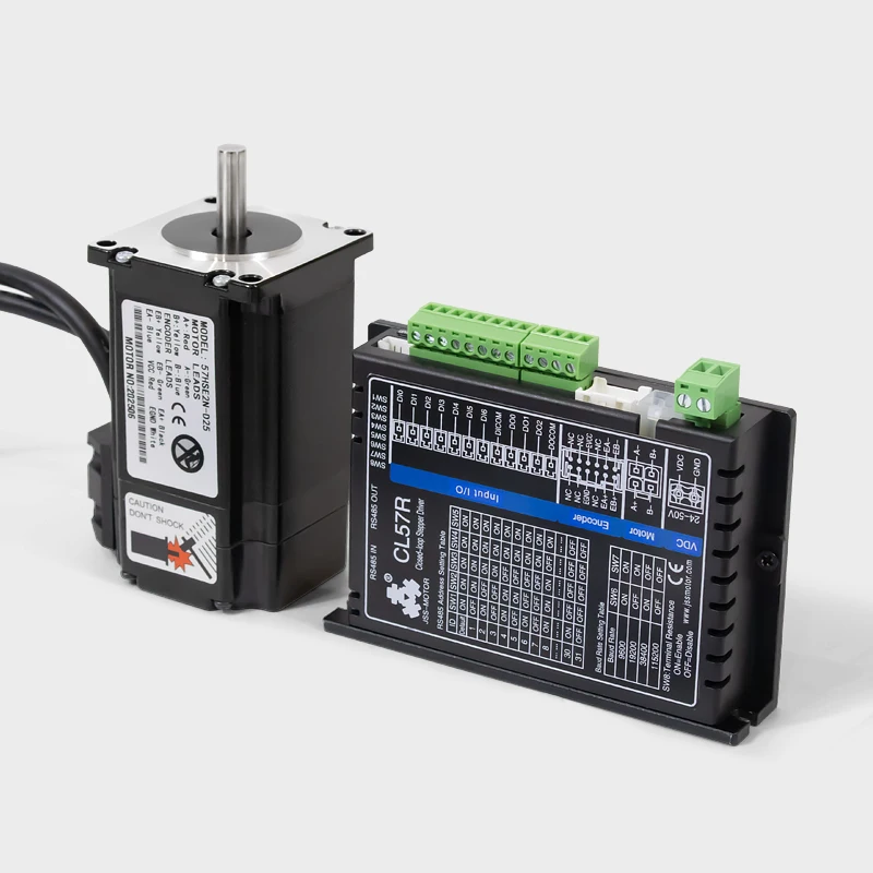 Nema 23 Closed Loop Stepper Servo Motor Driver Kit with RS485 Modbus Protocol for CNC Router Milling Engraving Power Tool