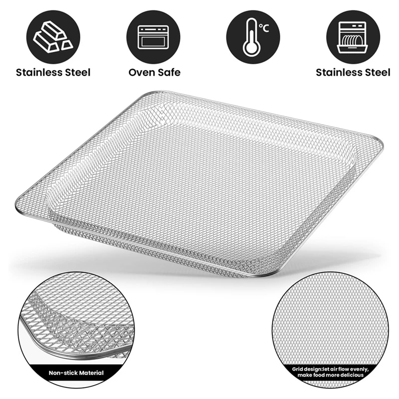 Luft fritte use Korb für Ninja Foodi Luft fritte use Zubehör, Edelstahls chale für Ninja Foodi Sp100, Sp101b1, Sp101c