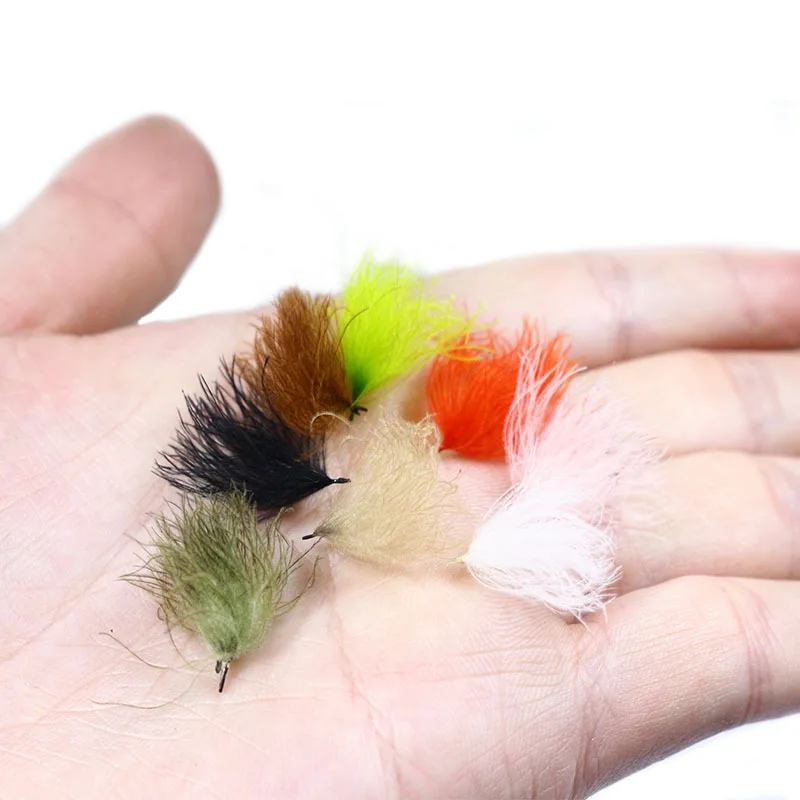 Fly Tying CDC Puff Feather Cul De Canard Duck Butt Feathers for Dry Flies Wing Nymph Fly Tying Materials Trout Bass