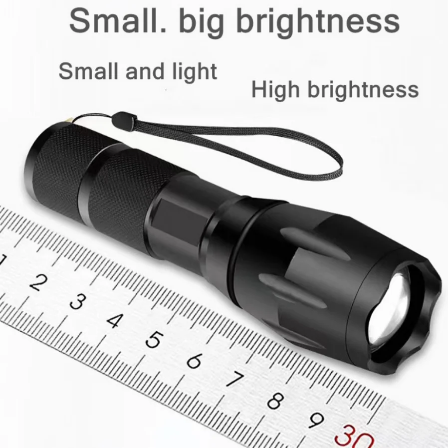 MunLii вища якість LED flashlight home outdoor travel wild adventure rechargeable zoom mini portable practical glare flashlight