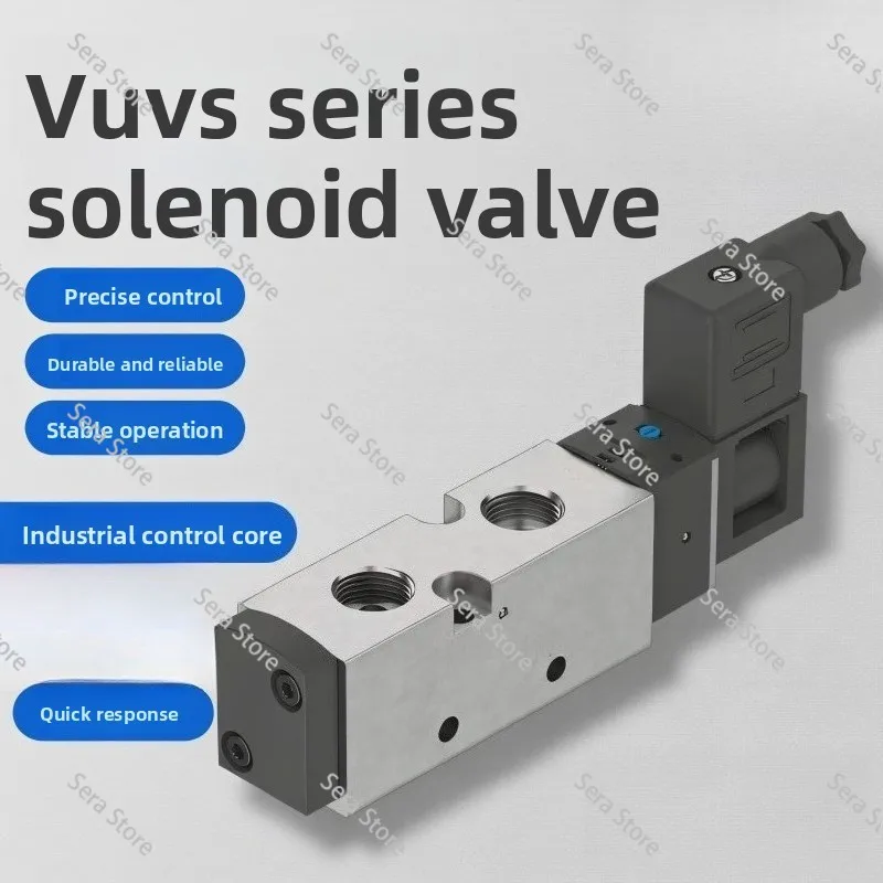 New CAMOZZI-358-015-02 two-position five-way single electronically controlled solenoid valve