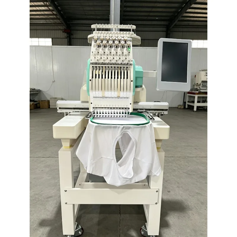 Automatic Clothing Embroidery Machine High Speed Multineedle Smartstitch Flat Single Head Computerized Embroidery Sewing Machine