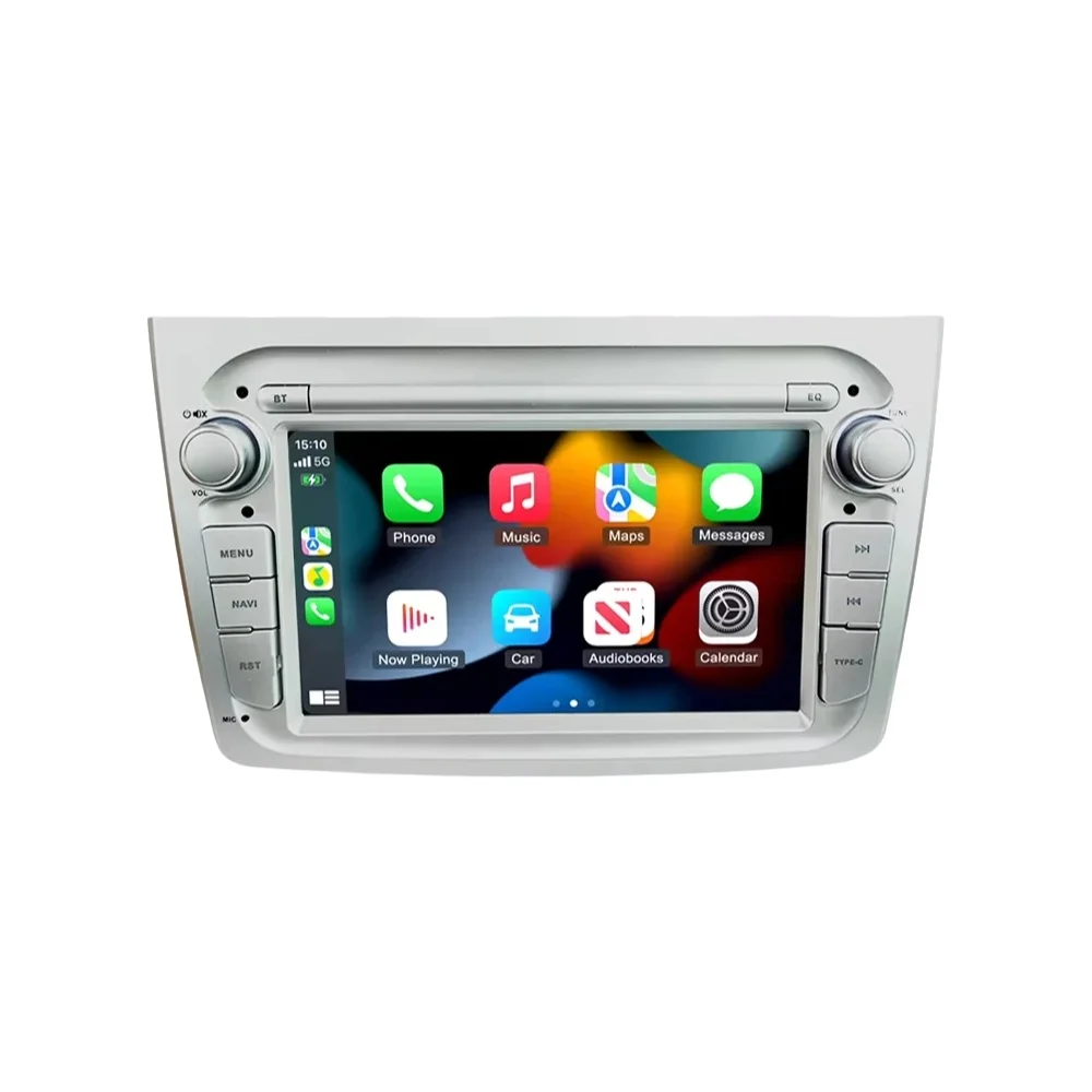 Apple Carplay autoradio voor Alfa Romeo Mito 2008-2013 Android 13 FM RDS GPS navigatie Wifi 4G LTE IPS touchscreen multimedia - afbeelding 2