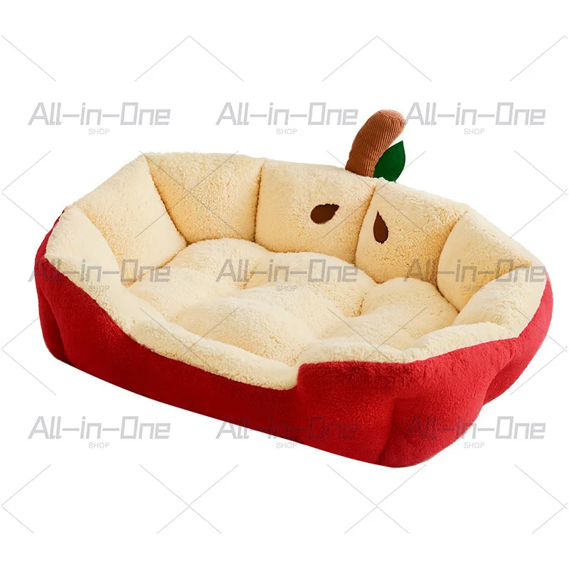 Plush Sofa-Style Pet Bed: All-Season Cushioned Mattress for Small Breed Dogs Like Teddy & Bichon,Provides Warmth in Cool Weather