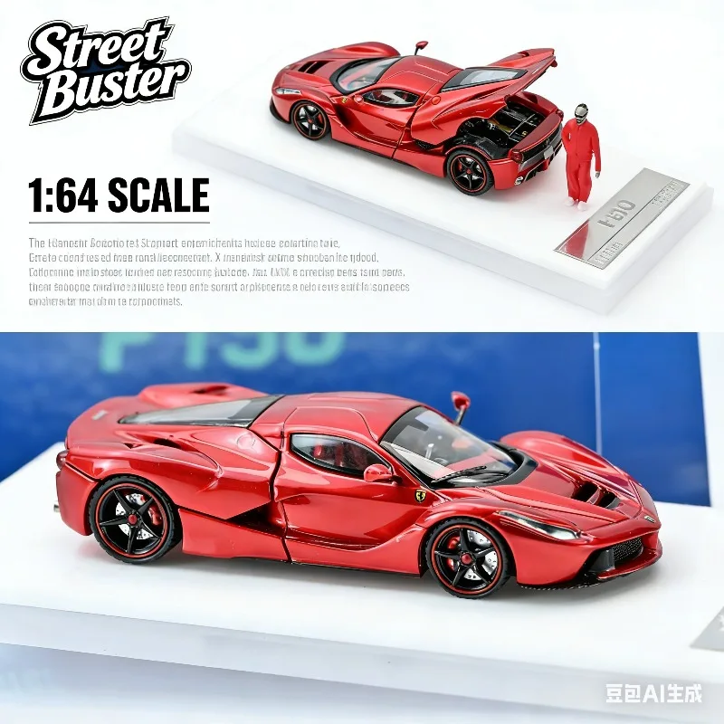 

Street Buster 1:64 Ferrari LaFerrari Racing F150 Cast Alloy Car Model, Boys' Gift Toy, Adult Collection Decoration Item.