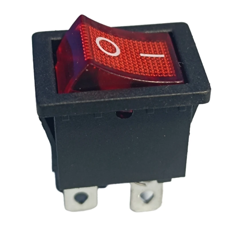 BAAG-30 قطعة KCD1 قارب الروك تبديل التبديل 6A/250 فولت 10A/125 فولت التيار المتناوب مع مفتاح الإضاءة الحمراء 4Pin On Off