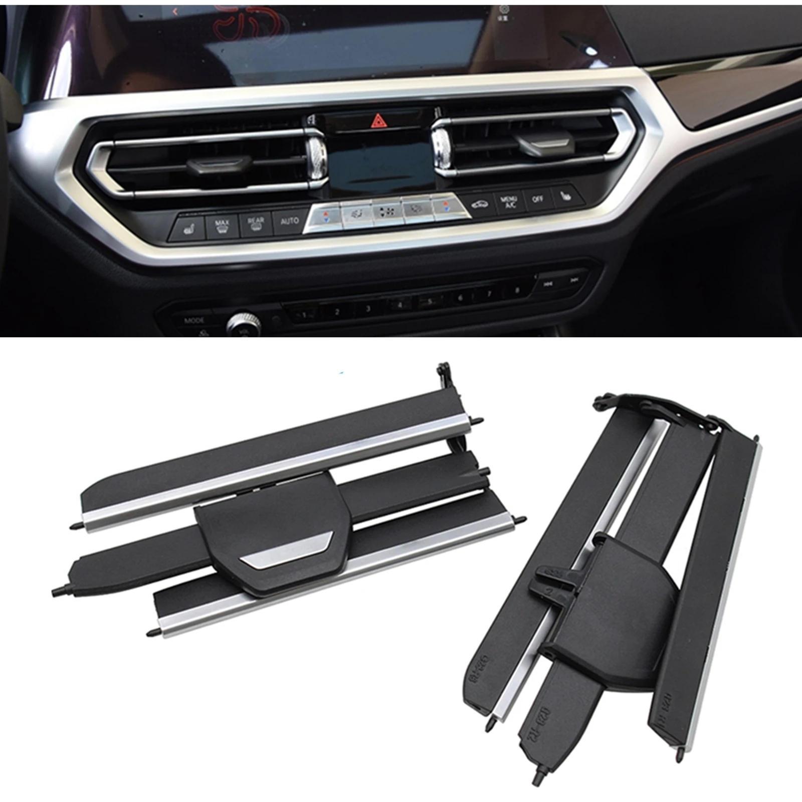 

For BMW 2 Series F40 F44 3 Series G20 G28 4 Series G26 Z4 G29 X3 G01 G08 X4 G02 A/C Air Vent Grille Outlet Trim Clips Repair Kit