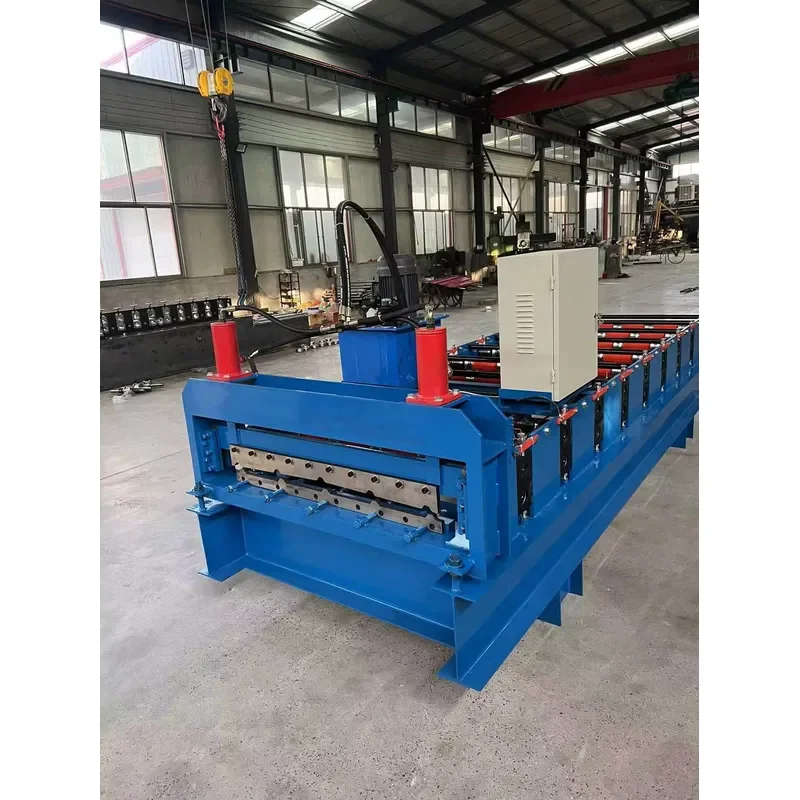 Industrial Metal Roof Tile Roll Forming Machine Building Roof Panel Forming Machine