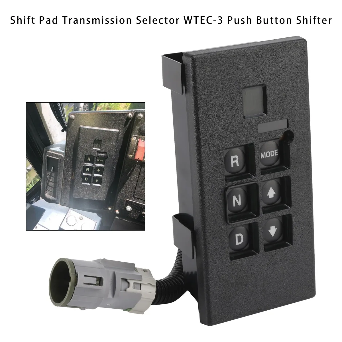 Shift Pad Transmission Selector WTEC-3 Push Button Shifter Replacement Accessories