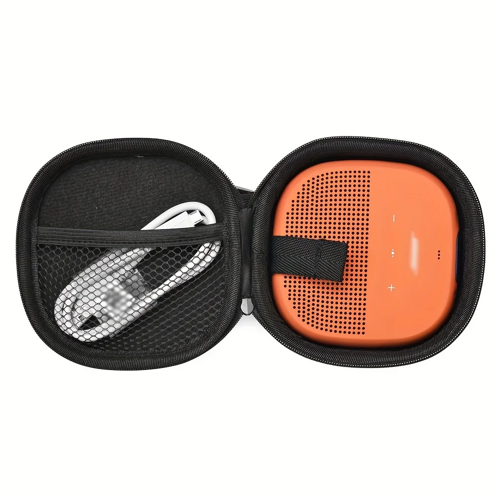 1pc for Bose SoundLink Micro Bluetooth speaker housing, shape exactly matches, with carabiner (only bag included)