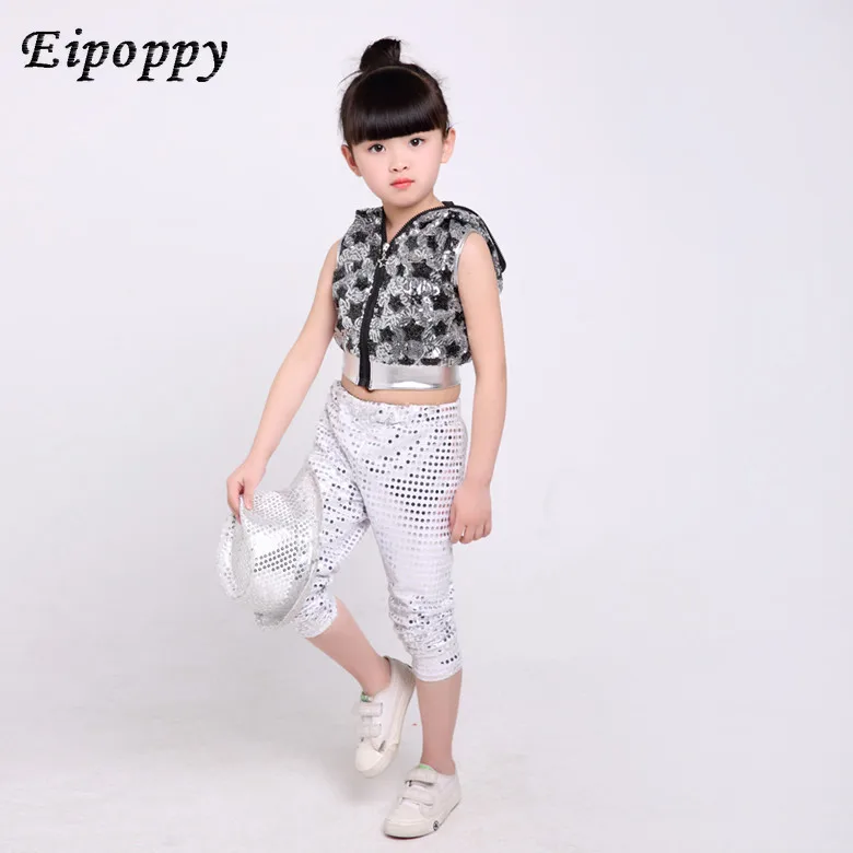 ملابس رقص بترتر للأولاد والبنات ، ملابس أداء للأطفال ، هيب هوب ، جاز ، مودرن ، بنات ، أطفال صغار ، جديد