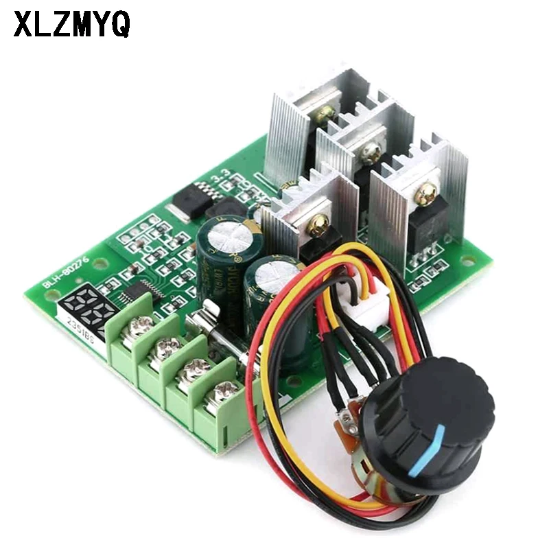 DC 6-60V 30A Adjustable LED Digital Motor Speed Regulator 12V 24V 36V PWM DC Motor Speed Controller Motor Speed Control Governer