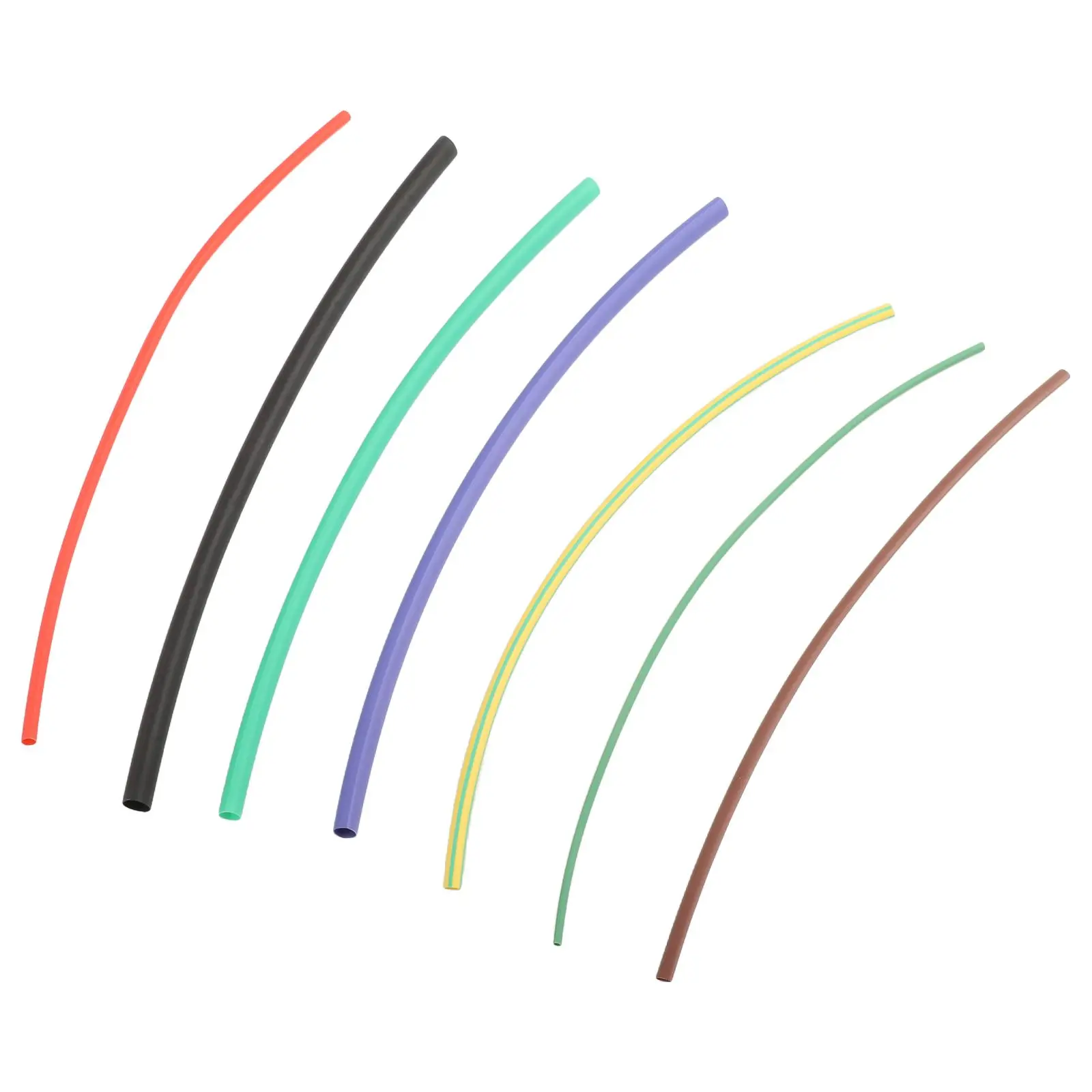 55pcs Heat Shrink Tubing Wire Sleeving Kit Polyolefin Material 2 1 Shrink Ratio for Electrical Wiring and Cable Protection