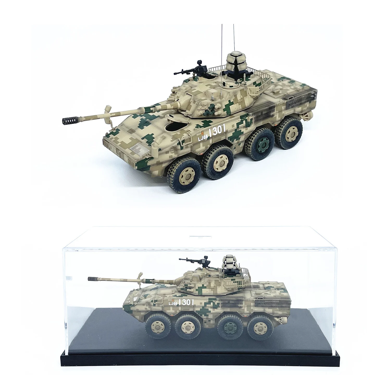1-72-china-type-11-armored-vehicle-desert-camouflage-unmanned-aerial-vehicle-jamming-system-static-finished-product-model