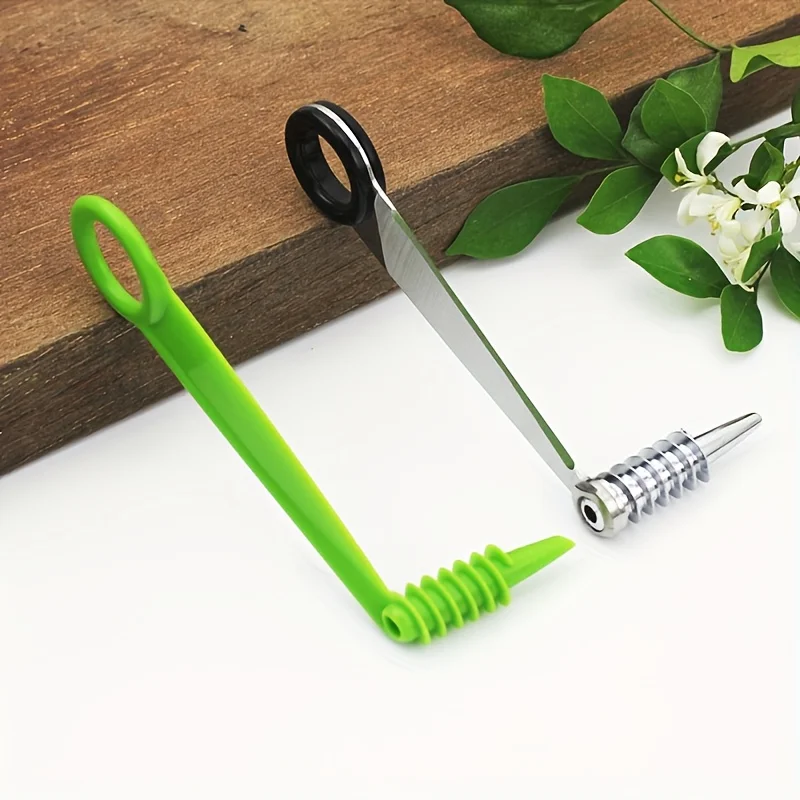 Coupe-légumes manuel en spirale – Trancheuse portative en acier inoxydable avec conception incurvée, adaptée à une coupe uniforme de pommes de terre