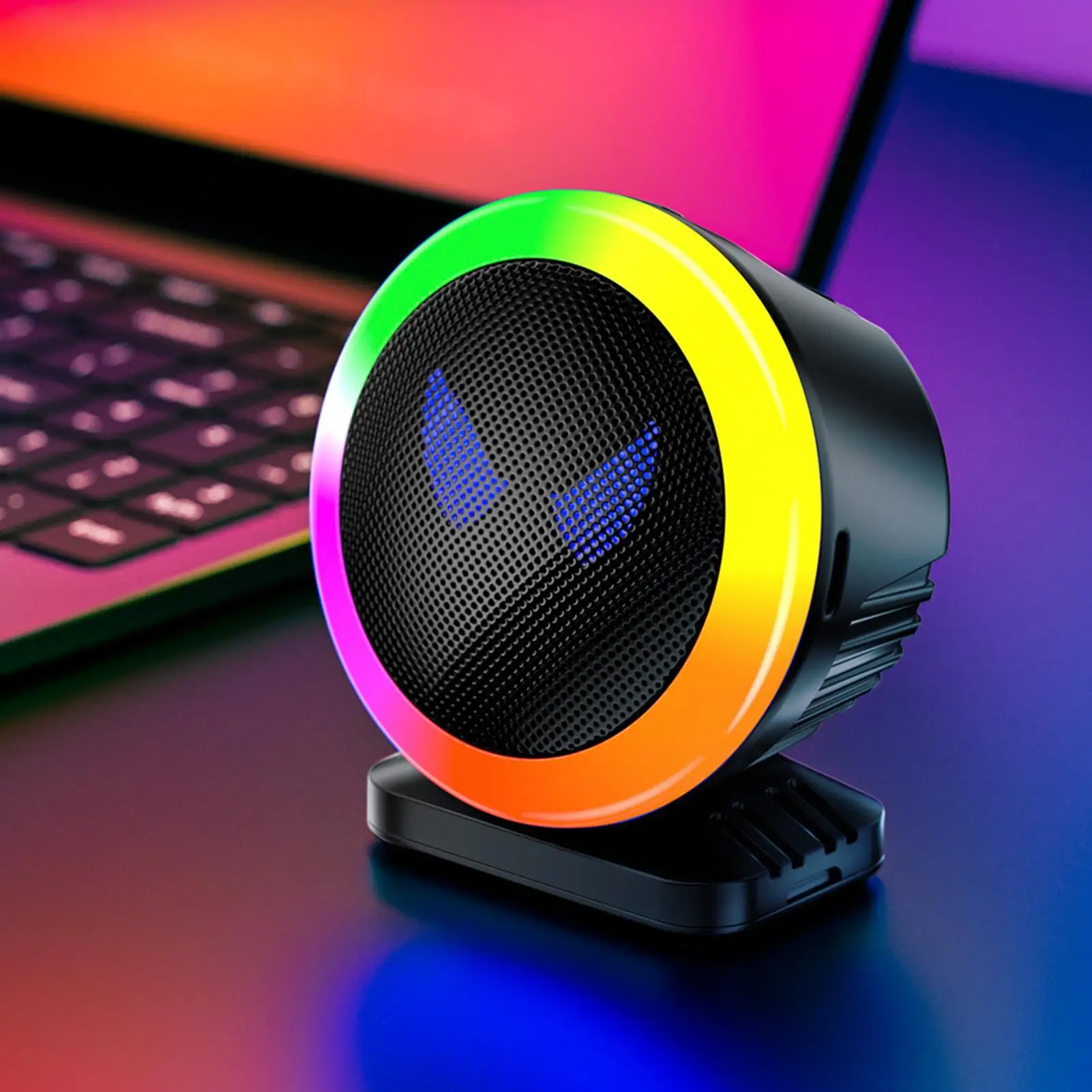 الصوت رد الفعل LED أضواء LED المتكلم RGB الإضاءة المحيطة إيقاع سيارة المحيطة ضوء الناشر ل DJ ستيريو سطح المكتب سيارة الطرف #4