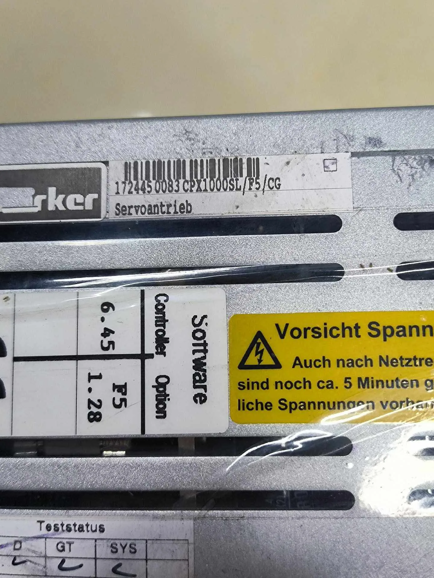 Сервопривод CPX1000SL/F5/CG для Parker