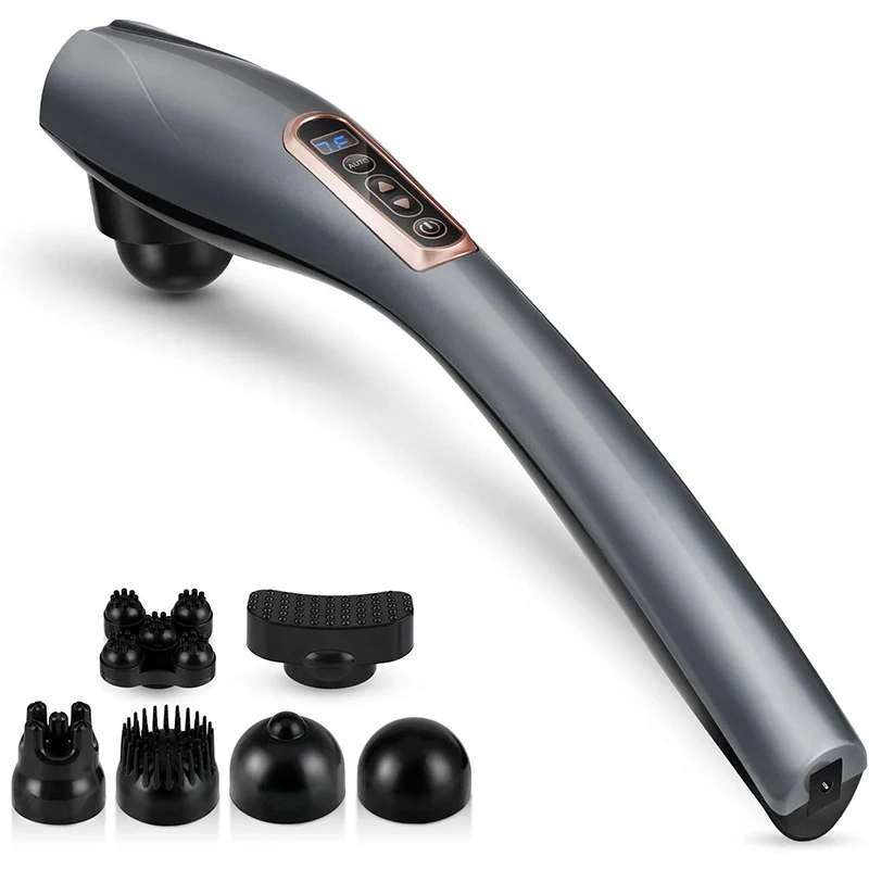 

Infrared Electric Hammer Back Massager ABS Material Roller Massage Stick for Vertebra Stick-On Technology