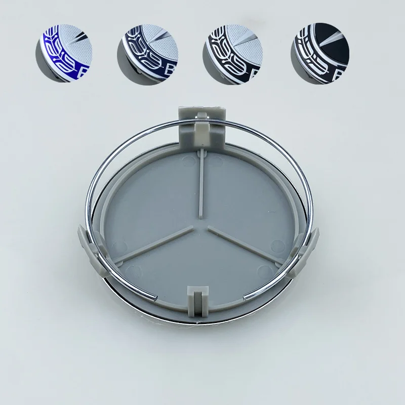 

4pcs 75mm car wheel hub center cover modification suitable for Mercedes Benz B/C/E/S Class A Class C200L GLC GLK CLA W212 W213
