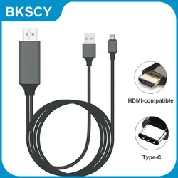 Adapter sieciowy konwerter USB 3.1 4kHD z Usb do ładowania USB z Usb do ładowania wideo HDTV dla Samsung Galaxy S10/S9/S8/Note 9