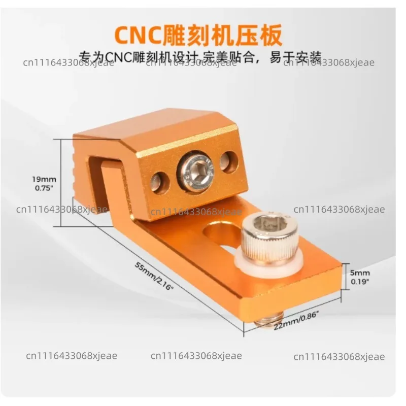 CNC Side Fixed T-Track & Perforated Worktables Low Profile Side Clamps for CNC 3018 Router Aluminum Tiger Claw