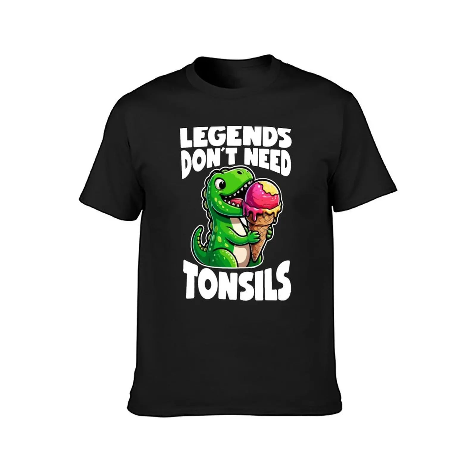 Tonsillectomy T-Rex Tonsil Removal T-Shirt vintage summer clothes funnys summer tops mens graphic t-shirts funny