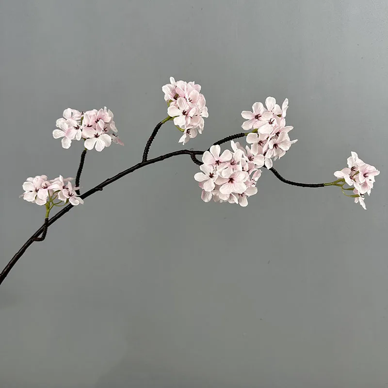 Luxuriöse künstliche Birnenblüten für Herbst und Winter, 90 cm, Seidenblumen für Wohnzimmer, Hochzeiten, Partys, Weihnachtsdekoration, Outdoor-Blumenschmuck – Detail 10