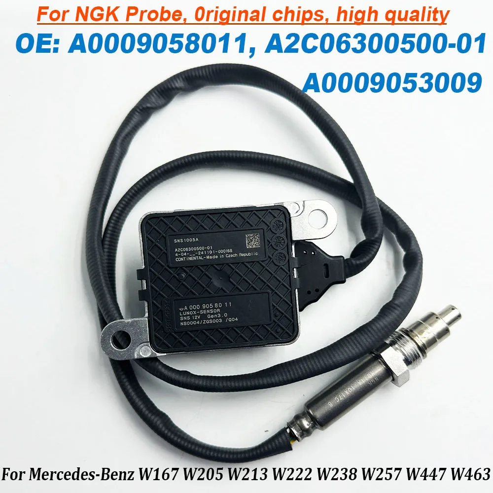 A0009058011 0009058011 High Quality Chip For NGK Probe NOX Sensor 12V A2C06300500-01 A0009053009 For Benz W205 W213 W222 W238