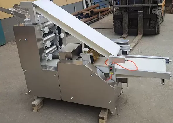 Commercial Flat Naan Making Electric  Lebanese Chapati Arabic Roti Pita Bread Making Machine
