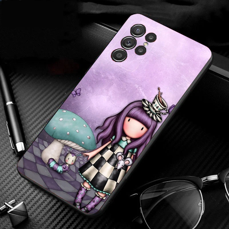 Cute Cartoon Girl Kid santoro_gorjuss Case for Samsung S24 S23 S22 S21 S20 Ultra S20 S22 S21 S10E S20 FE S24 Plus