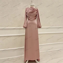 Modest Evening Dresses Simple Prom Dress For Formal Party Long Puff Sleeves Elegant Ball Gowns For Formal Party Vestidos De Gala