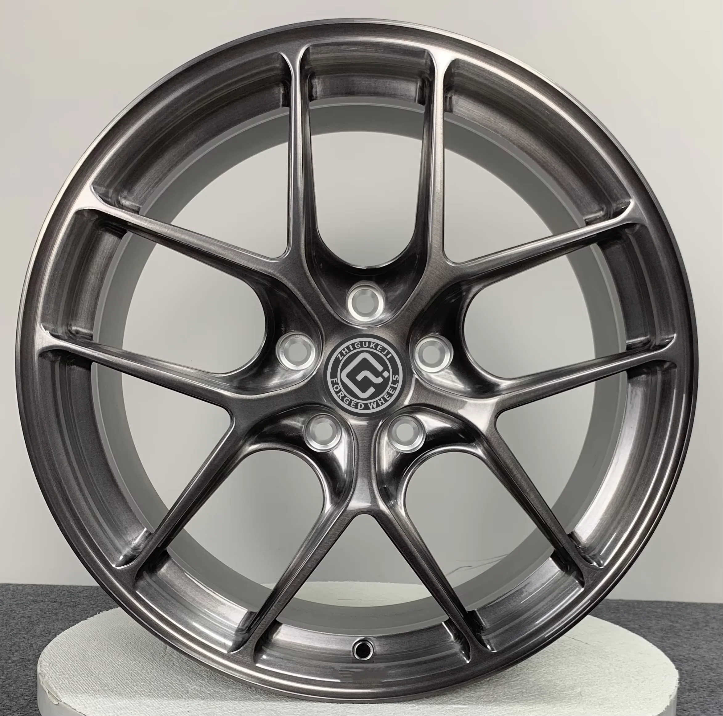 

New 5x120 18-22 Inch Forged Aluminum Wheel Polished Finish with 50mm-42mm ET & 120.65mm PCD High end customized wheel hub