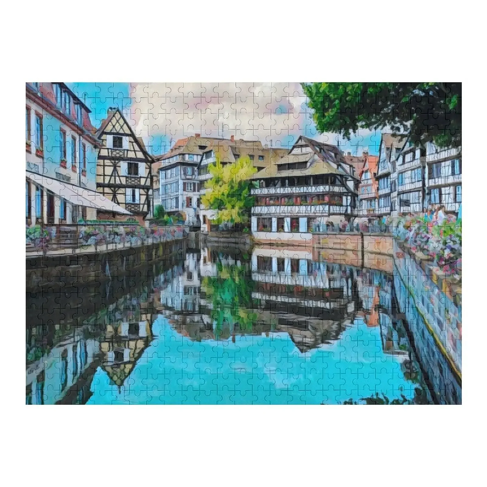 

Strasbourg Jigsaw Puzzle Anime Personalized Baby Object Customizable Gift Custom Gifts Puzzle