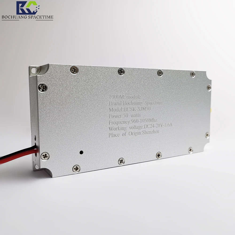 960Mhz-1050Mhz broadband signal amplifier, 10W-100W high-power mobile RF anti drone module