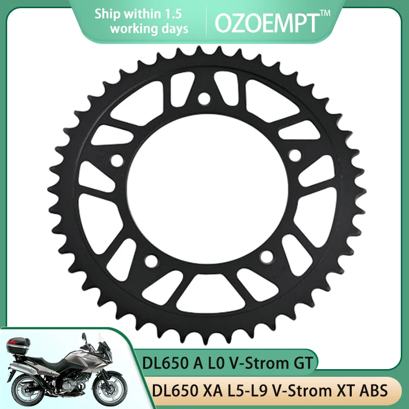 

OZOEMPT 525-47T Motorcycle Rear Sprocket Apply to DL650 XA L5-L9 V-Strom XT ABS,V-Strom XT Touring,A L0 V-Strom GT