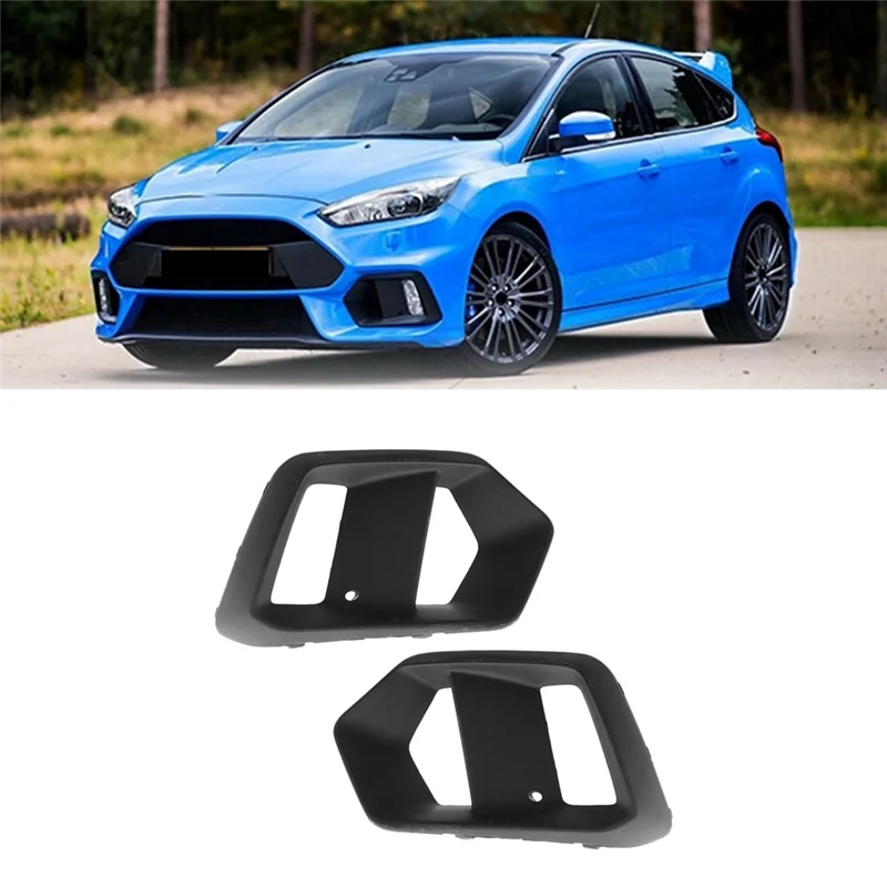 

A30F-Car Fog Light Cover Headlight Frame For Ford Focus RS 2015-2018 Fog Grille Moulding Case Car Accessories