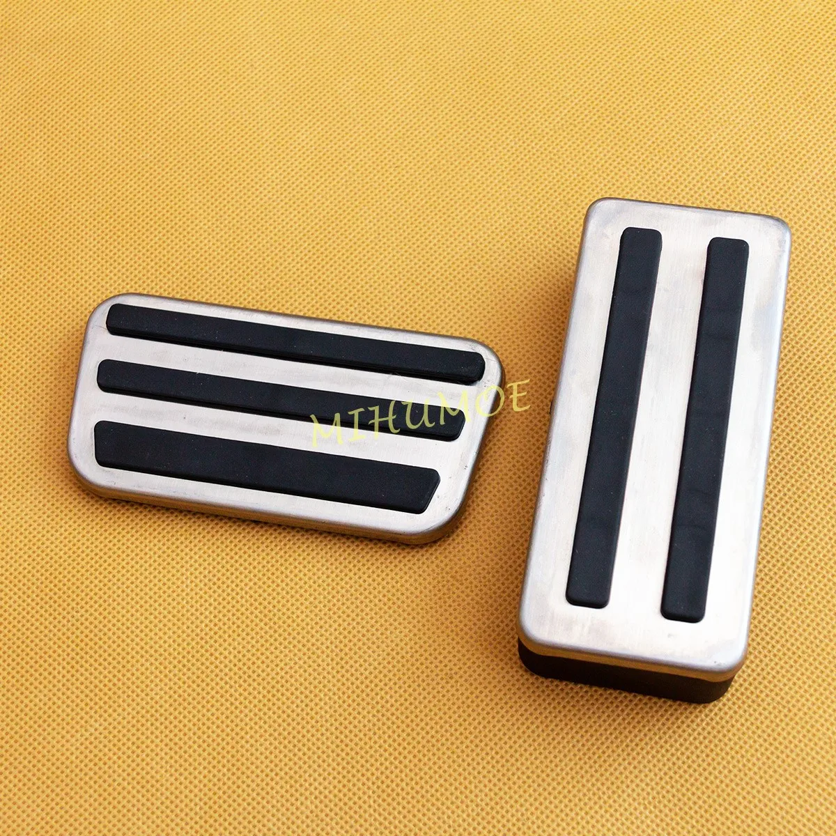 

AT Stainless Steel Brake Gas Accelerator Pedal Pad Cover Set For Honda Fit City Jazz 2021 2022 2023 2024 2025 Car Pedals