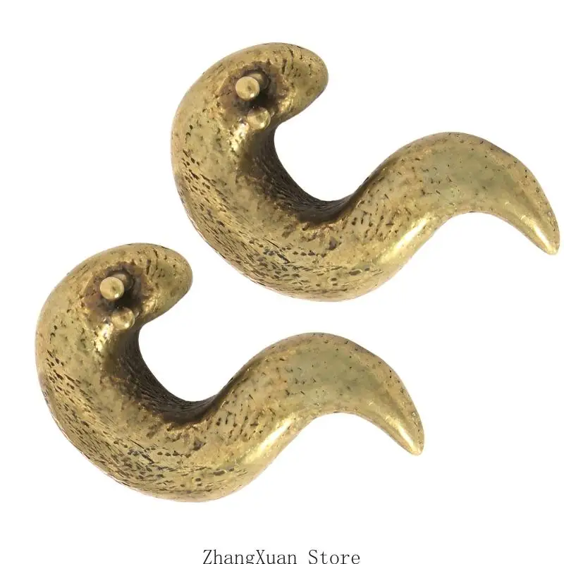 Schneckenskulptur aus massivem Messing, Heimdekoration, Kunstwerk mit einzigartigem Metallic-Finish, 3 x – Detail 10
