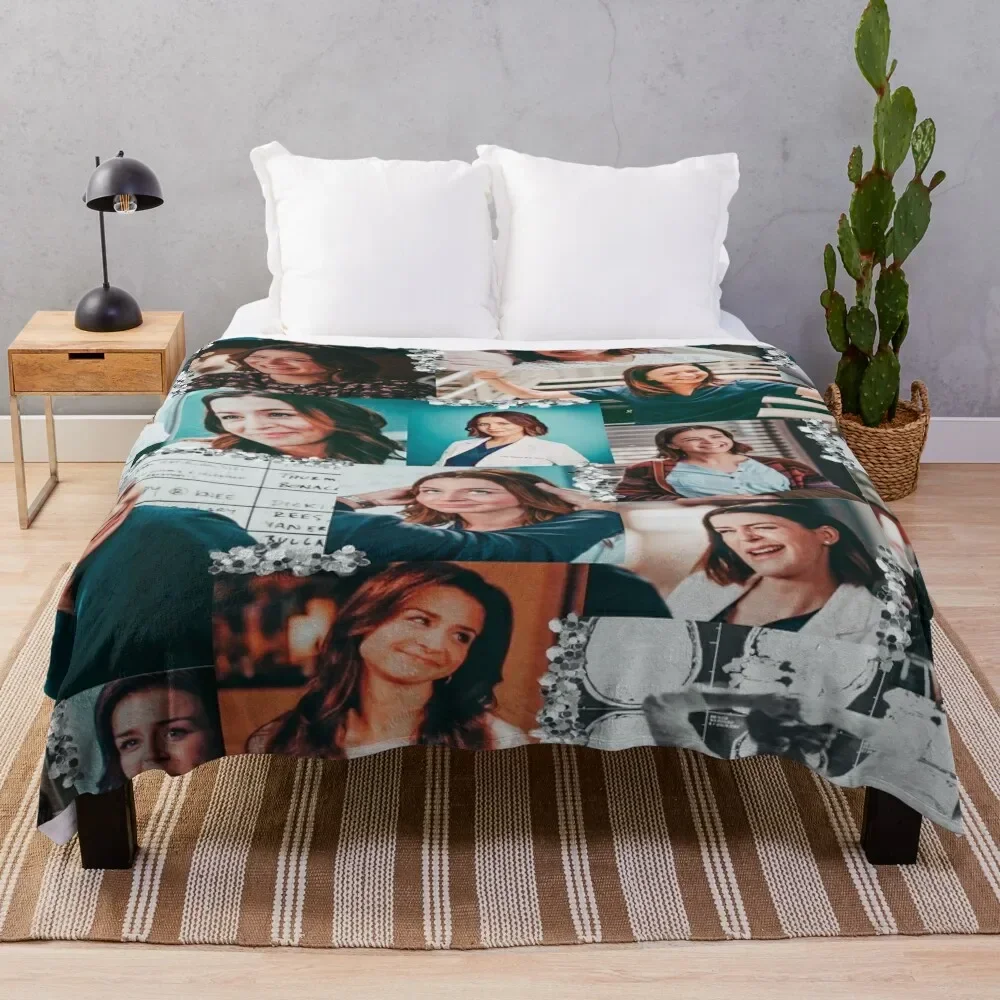 amelia shepherd collage :) Throw Blanket Multi-Purpose Sleeping Bag Plaid Blankets