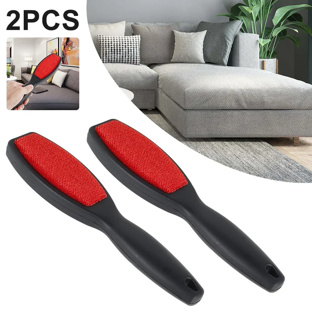 Escova dupla face Lint para roupas, roupas, peles, removedor de pêlos, Magic Lint Brush, removedor de pêlos de cães e gatos, novo, 2pcs