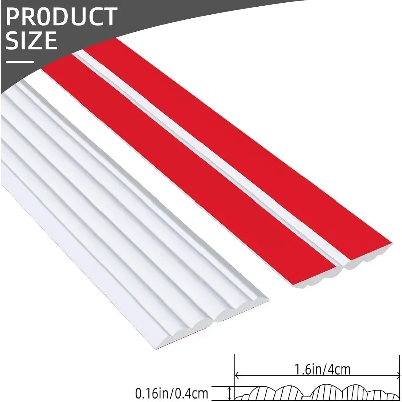 Flexível Dentro e Fora Canto Trim Moldagem, Peel and Stick Wall Molding Trim, protetor de canto de parede