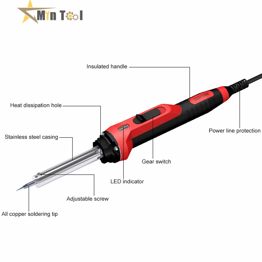 Soldering Iron Tool Crack Repair Smoothing Tool Repair Plastic Soldering Iron Car Bumper Welding Machine