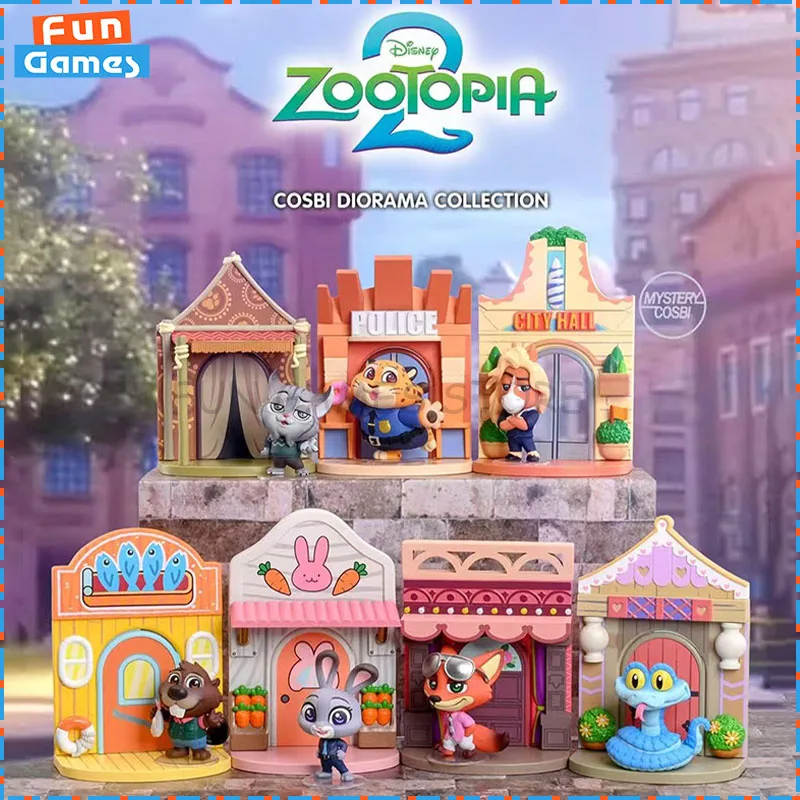 

Новая популярная слепая коробка Toyse Zootopia 2, тайная коробка, аниме-фигурка, кукла Джуди Ник, украшения для комнаты, на заказ, коллекционные подарки на день рождения