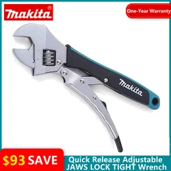 Japan Makita Quick Release Lever JAWS LOCK TIGHT Spanner EVEN ON ROUNDED FASTENERS Multi-function Adjustable Pipe Wrench Tool