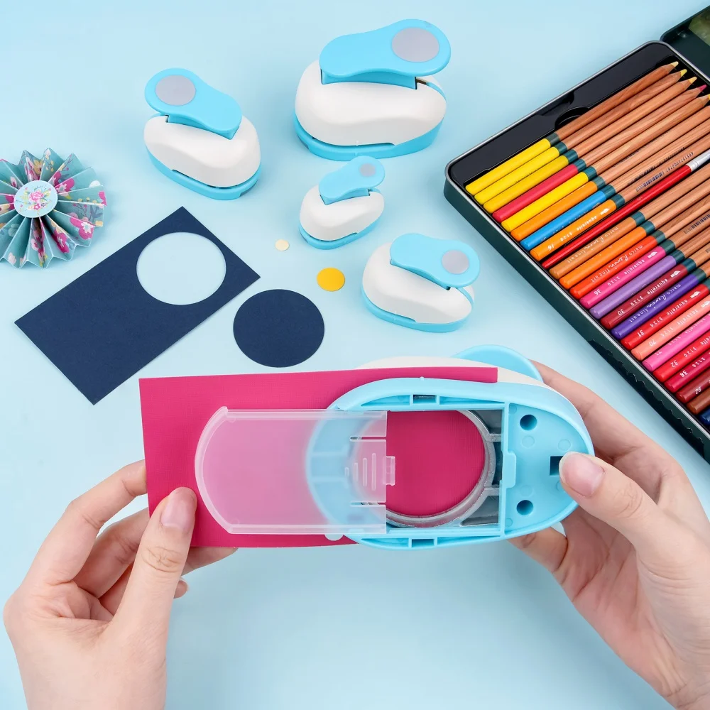 Circle Paper Cutter for Crafts - Paper Punch 3 Hole recension och pris